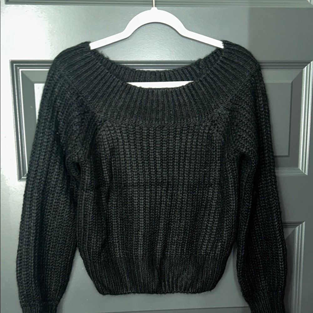 Forever 21 Black Knit Sweater